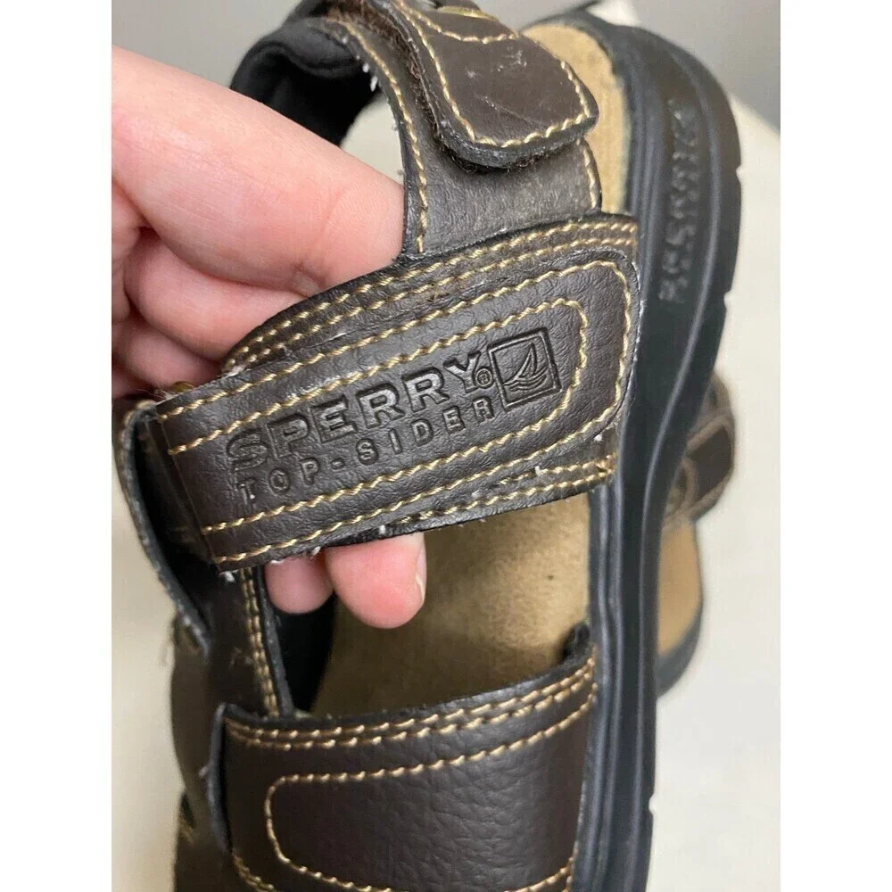 Sperry top-spider Trey sandals for boys size 5